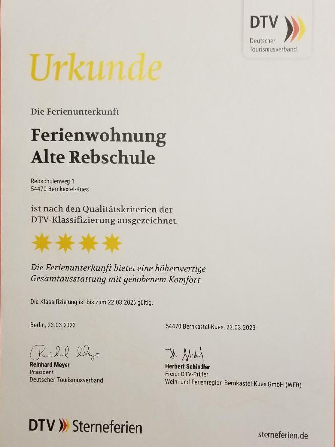 - Alte Rebschule * Bernkastel-Kues